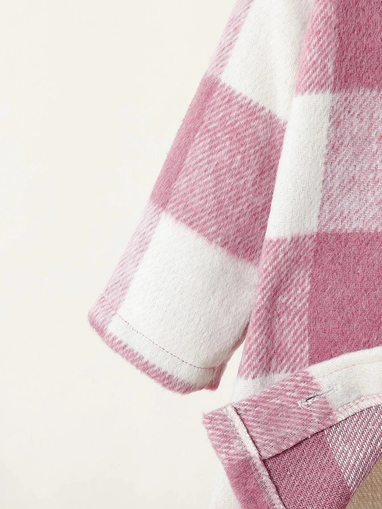Pink Plaid Baby Girl Outfit – Cozy 3-Piece Matching Set (6-36M) - Image 5