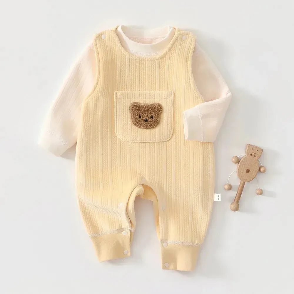 Velvet Top & Suspender Pants Set (2-Piece, 0M-3Y)