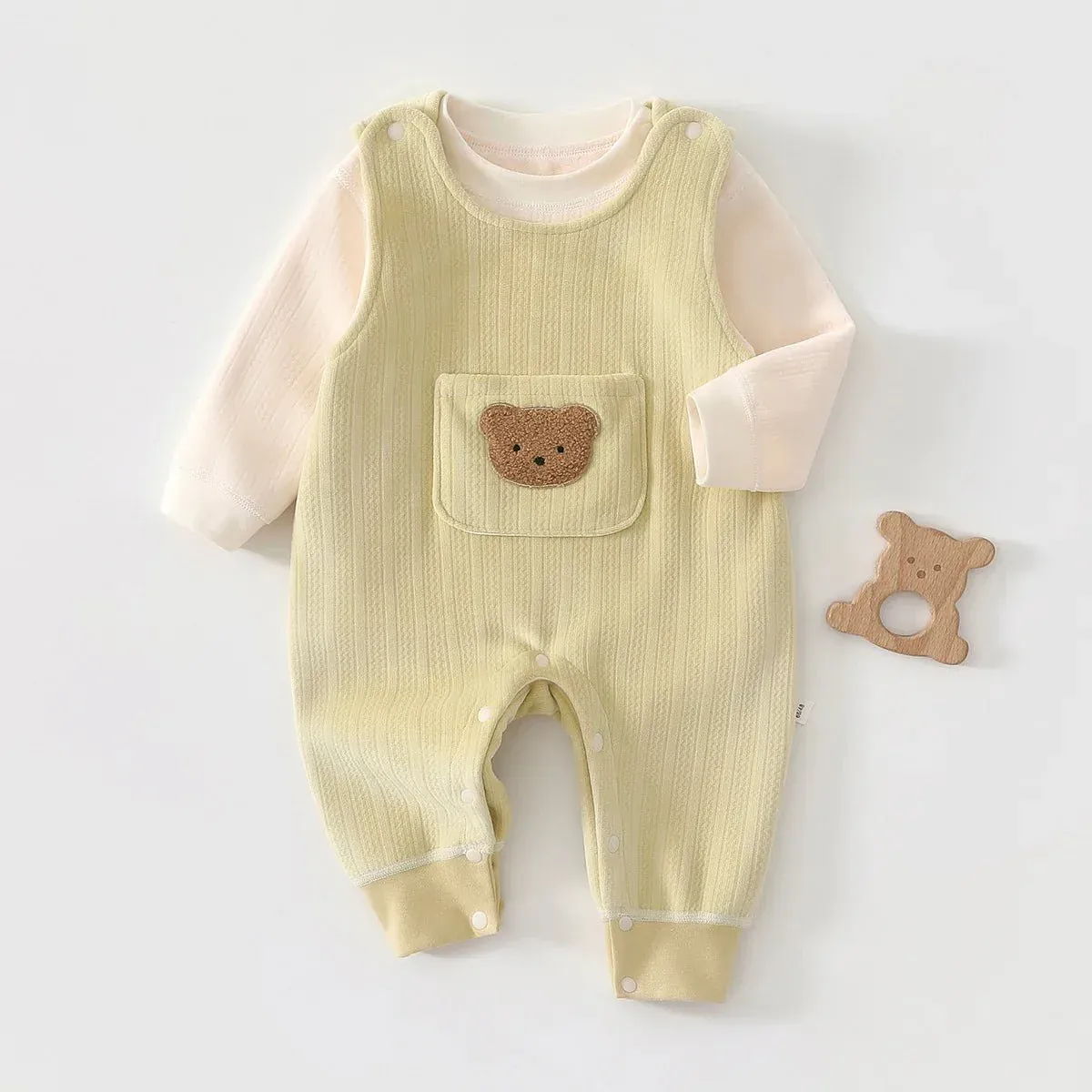 Velvet Top & Suspender Pants Set (2-Piece, 0M-3Y) - Image 6