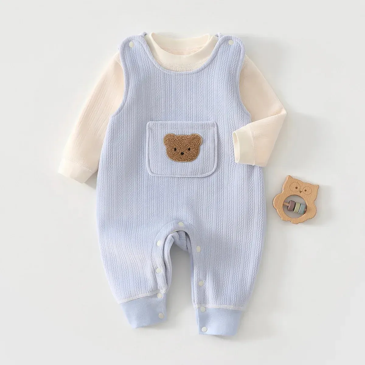 Velvet Top & Suspender Pants Set (2-Piece, 0M-3Y) - Image 7