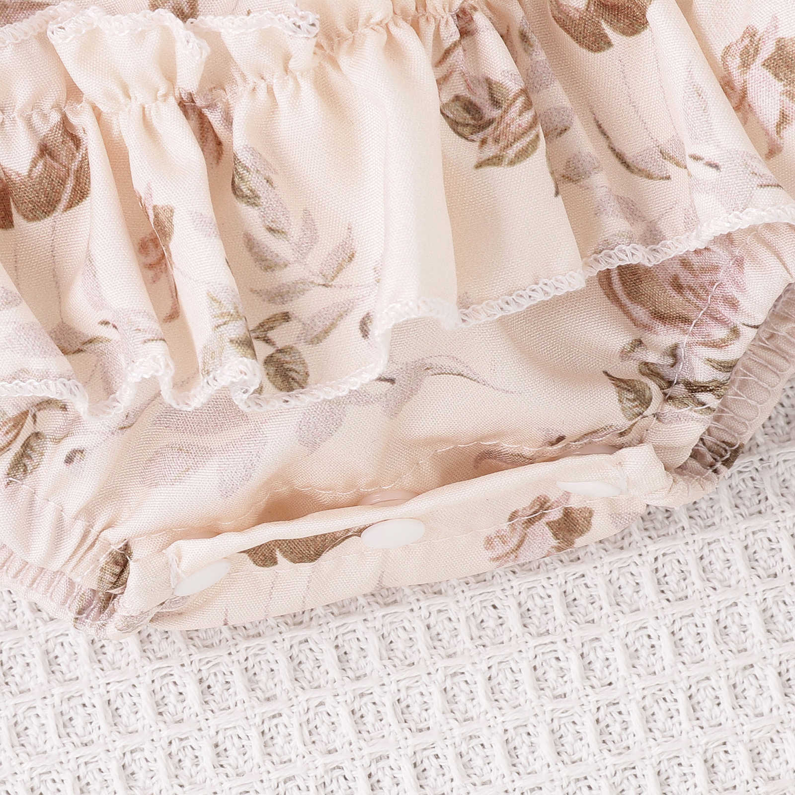 Floral Skirt-Hem Romper (3-24M) - Image 3