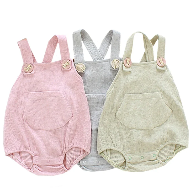 Textured Cotton Summer Romper (0-24M) - Image 9
