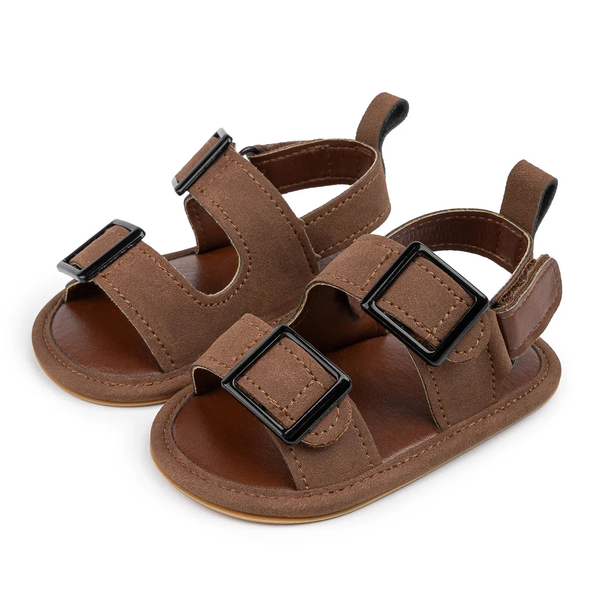 Baby Buckle Sandals with Soft Non-Slip Sole (0–18M) - Image 2