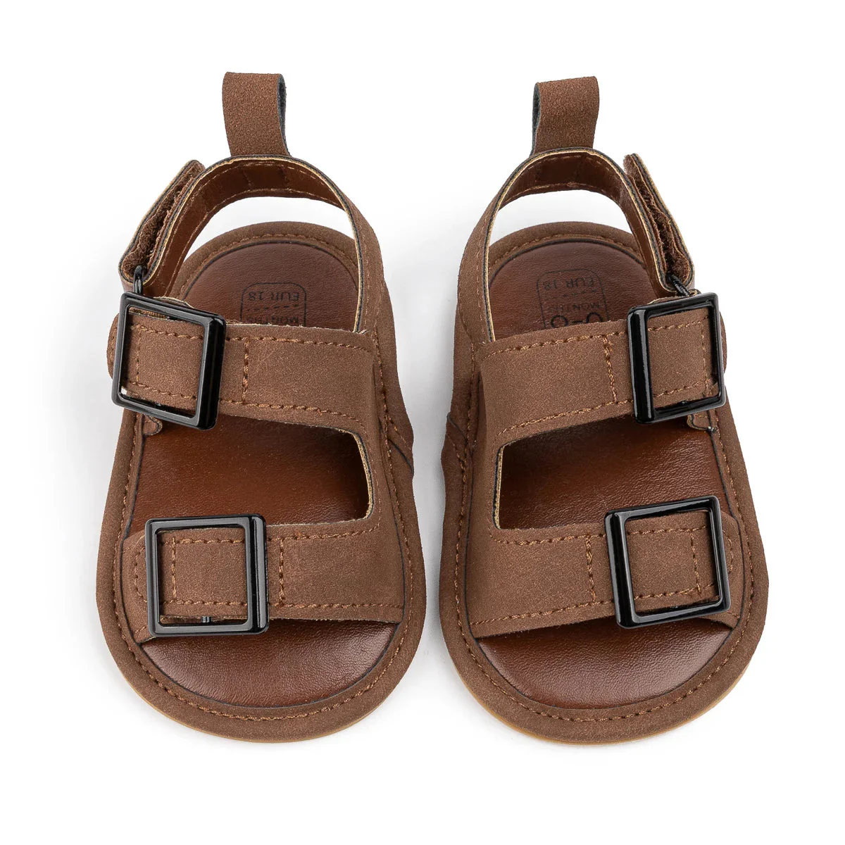 Baby Buckle Sandals with Soft Non-Slip Sole (0–18M) - Image 3