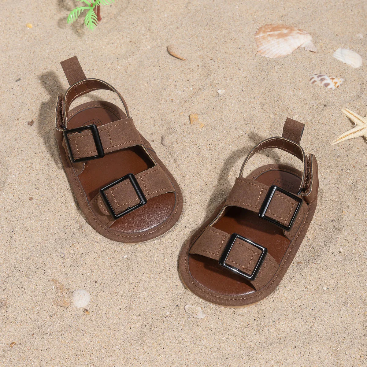 Baby Buckle Sandals with Soft Non-Slip Sole (0–18M) - Image 6
