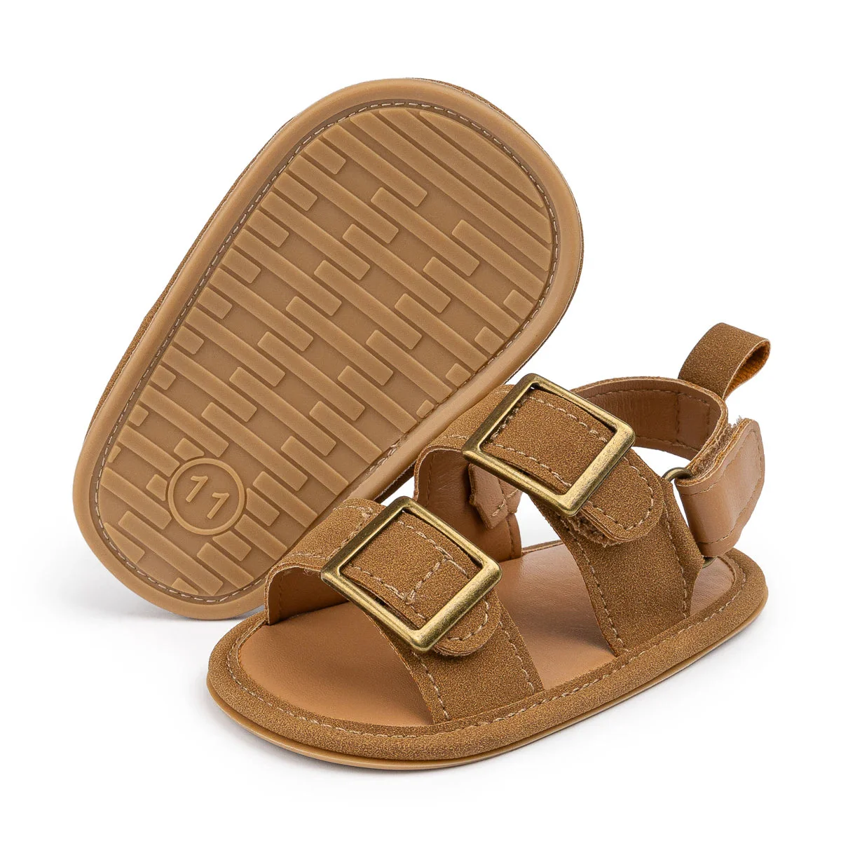 Baby Buckle Sandals with Soft Non-Slip Sole (0–18M) - Image 7