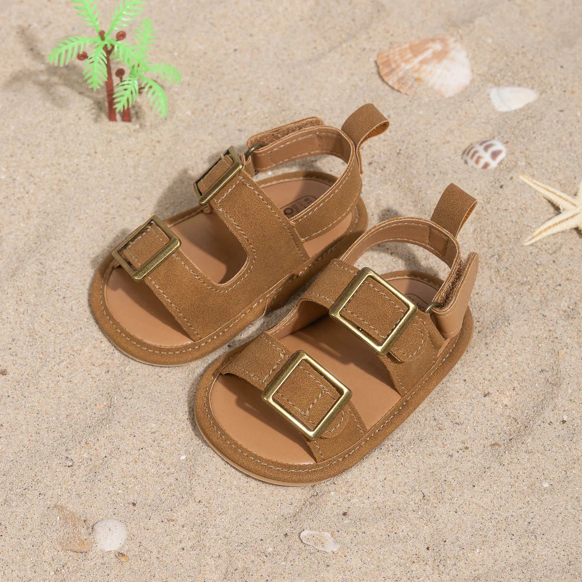 Baby Buckle Sandals with Soft Non-Slip Sole (0–18M) - Image 8