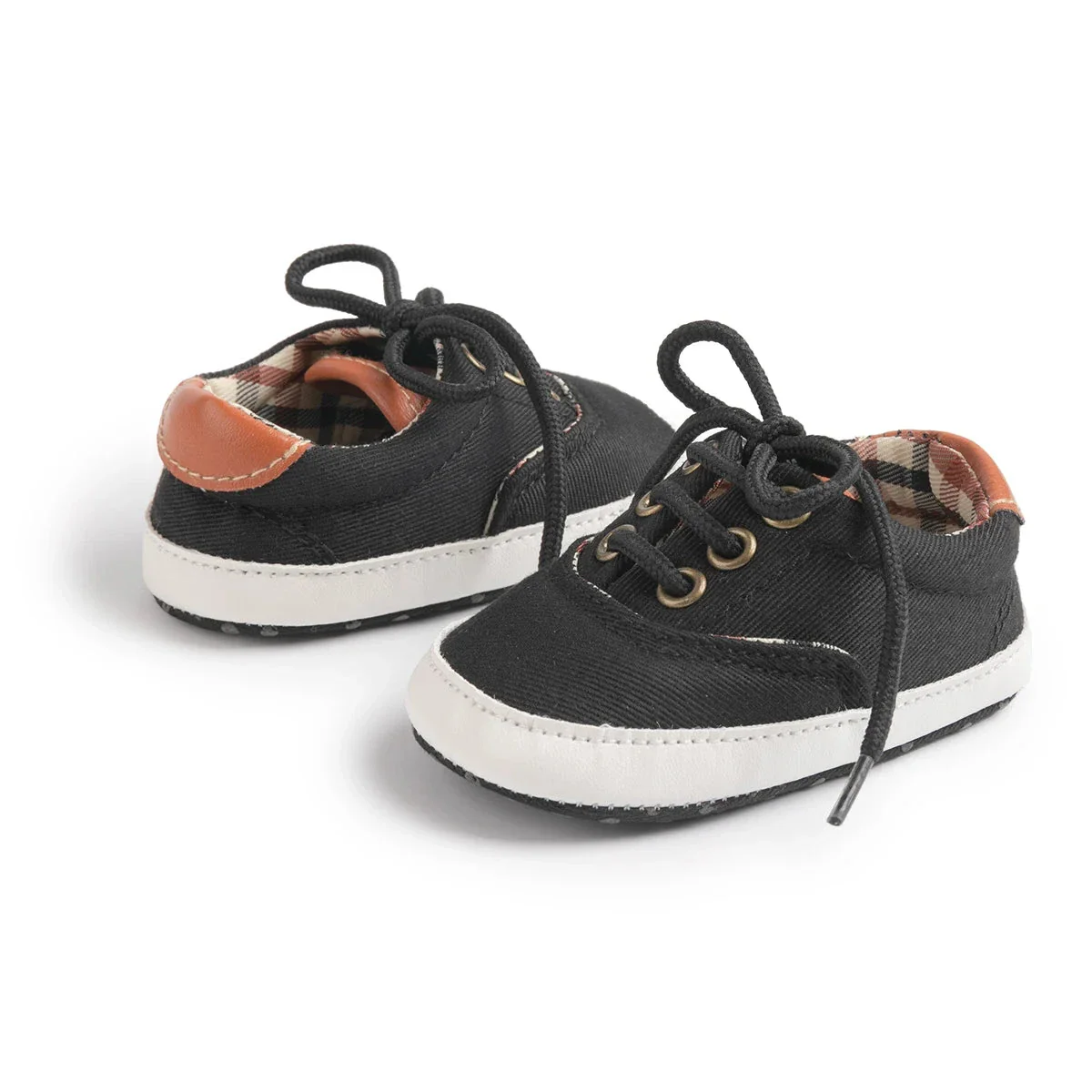 Baby Canvas First Walker Shoes with Soft Non-Slip Sole (0–18 Months)