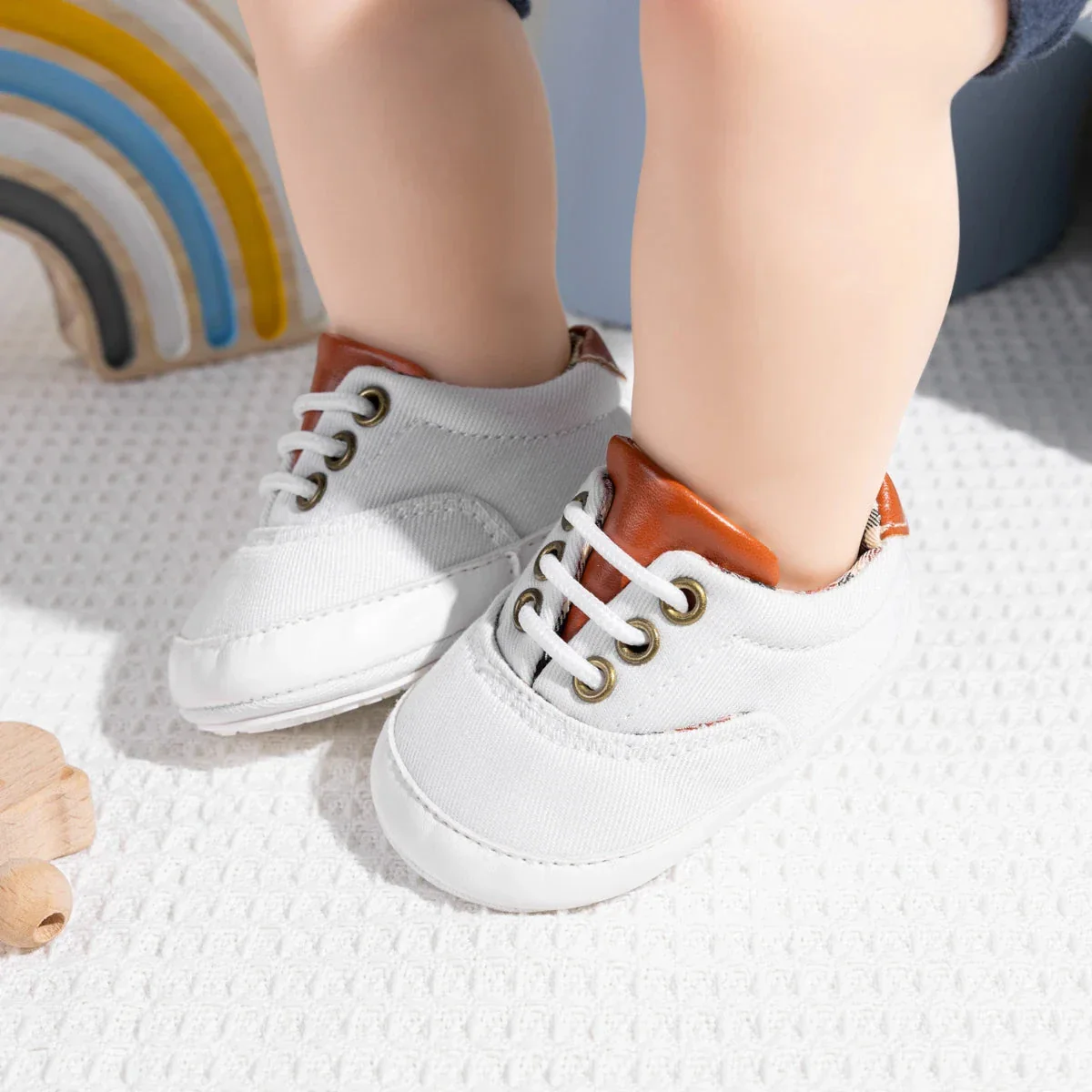 Baby Canvas First Walker Shoes with Soft Non-Slip Sole (0–18 Months) - Image 10