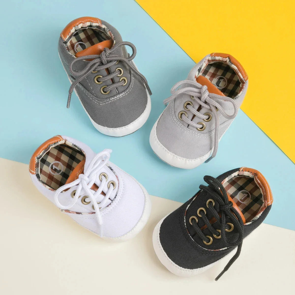 Baby Canvas First Walker Shoes with Soft Non-Slip Sole (0–18 Months) - Image 24