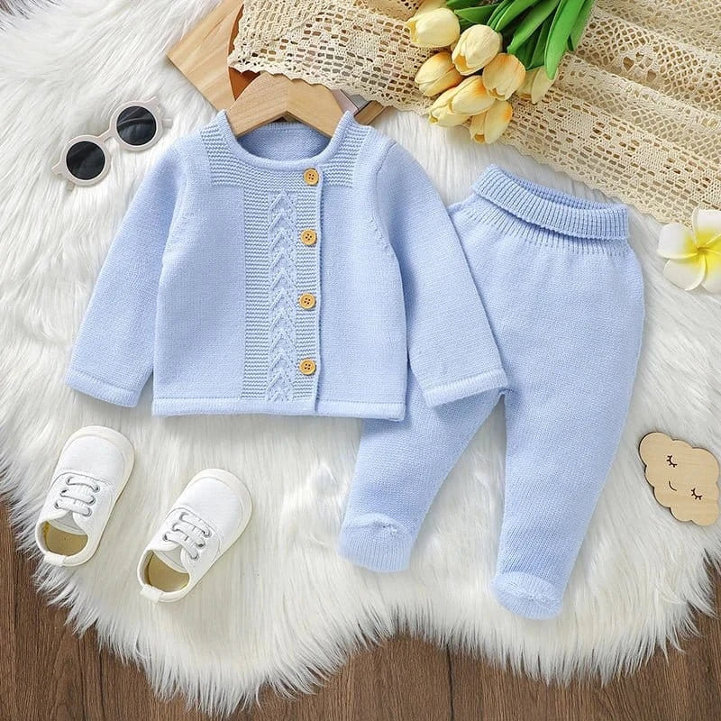 Soft Knit Pullover & Trousers Set (2-Piece, 0-12M) - Image 7