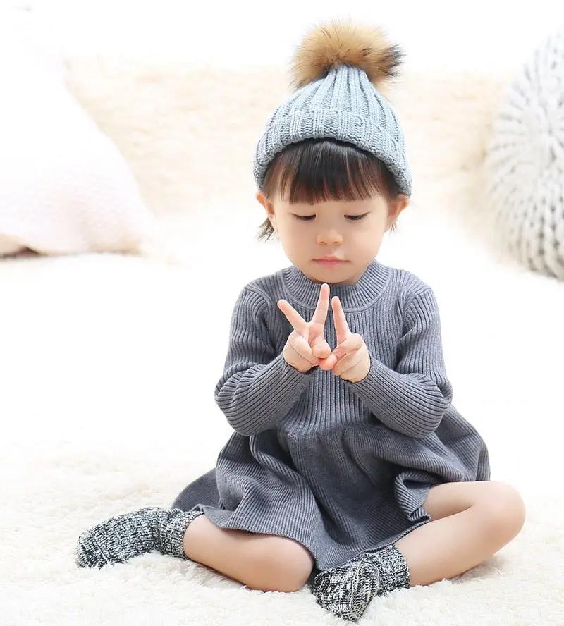 Lotus Collar Knit Doll Dress (6M-36M) - Image 6