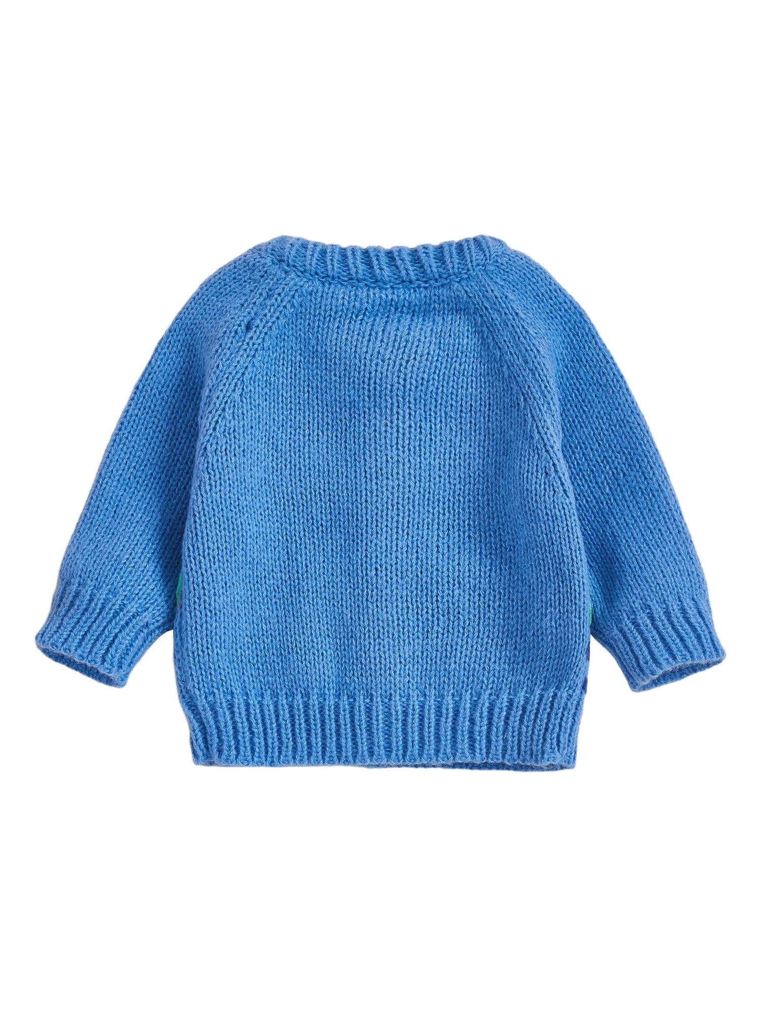 Baby Duck Knit Cardigan – Buttoned Cotton-Feel Sweater (12-36M) - Image 2
