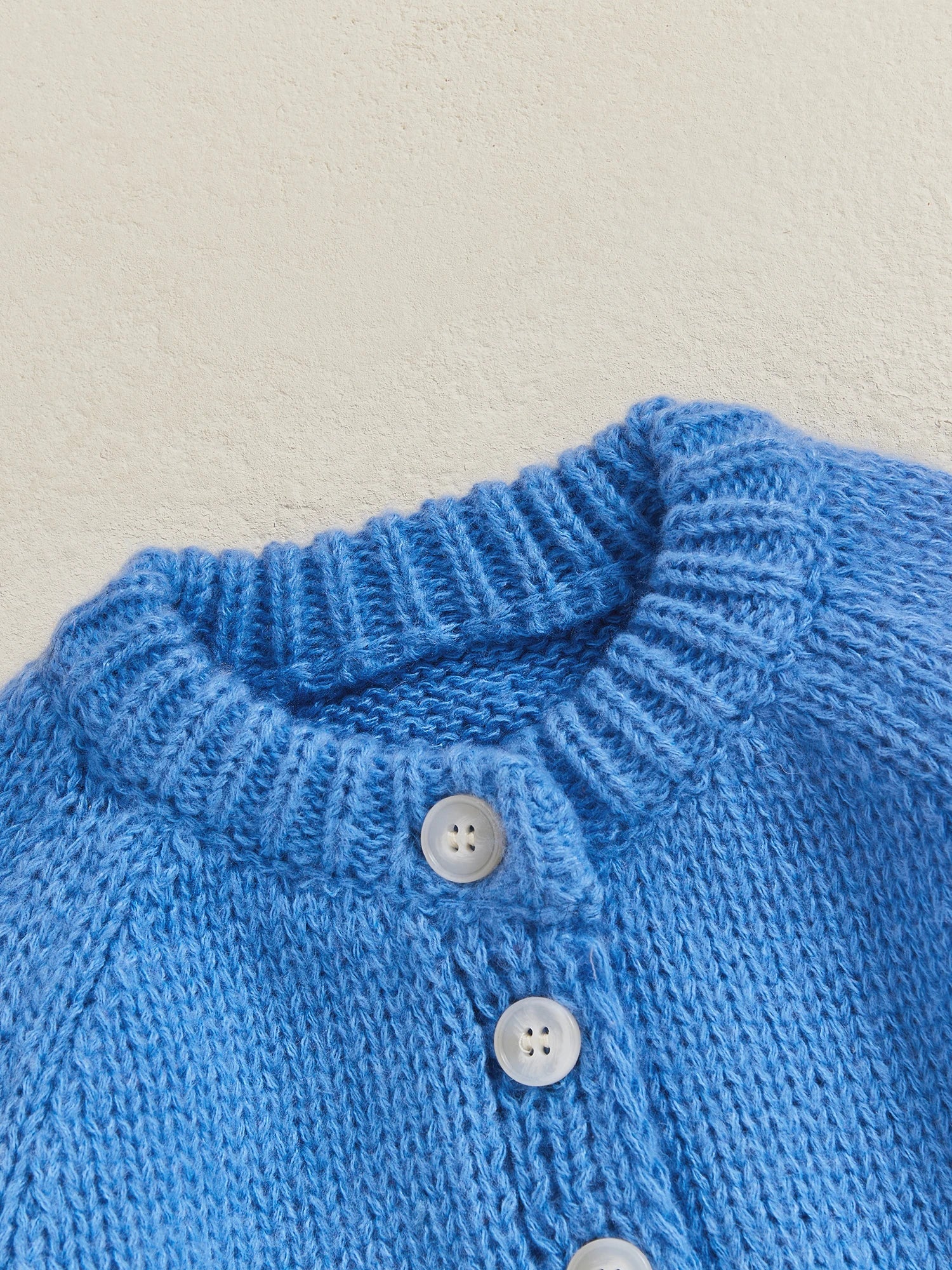 Baby Duck Knit Cardigan – Buttoned Cotton-Feel Sweater (12-36M) - Image 3