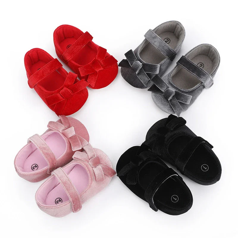 Soft Flannel Princess Shoes (0-18M) - Image 10