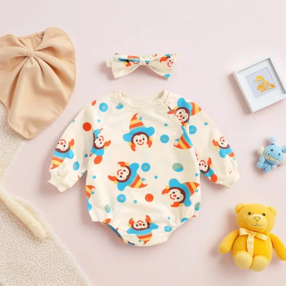 Cotton Bodysuit & Headband Set (3-24M) - Image 2