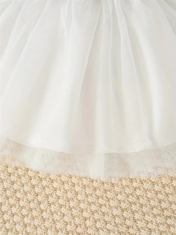 Baby Girl Floral Tulle Dress Set – Sleeveless Summer Dress (3–36M) - Image 14