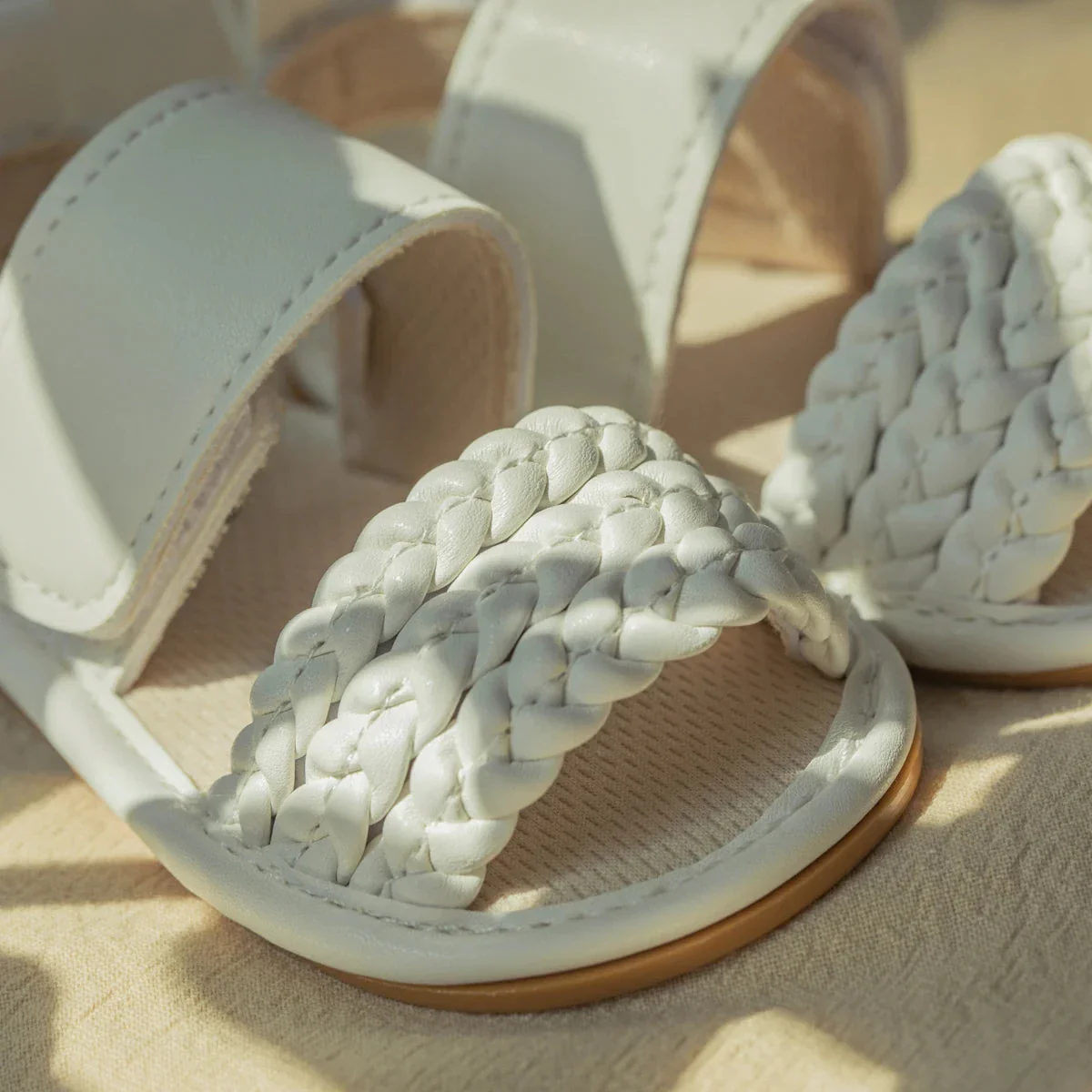 Baby Girl Summer Sandals – Soft Sole First Walkers with Non-Slip Rubber Bottom (0-18M) - Image 13