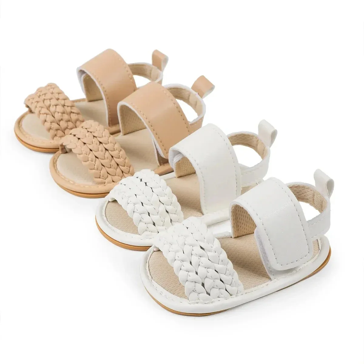 Baby Girl Summer Sandals – Soft Sole First Walkers with Non-Slip Rubber Bottom (0-18M) - Image 16