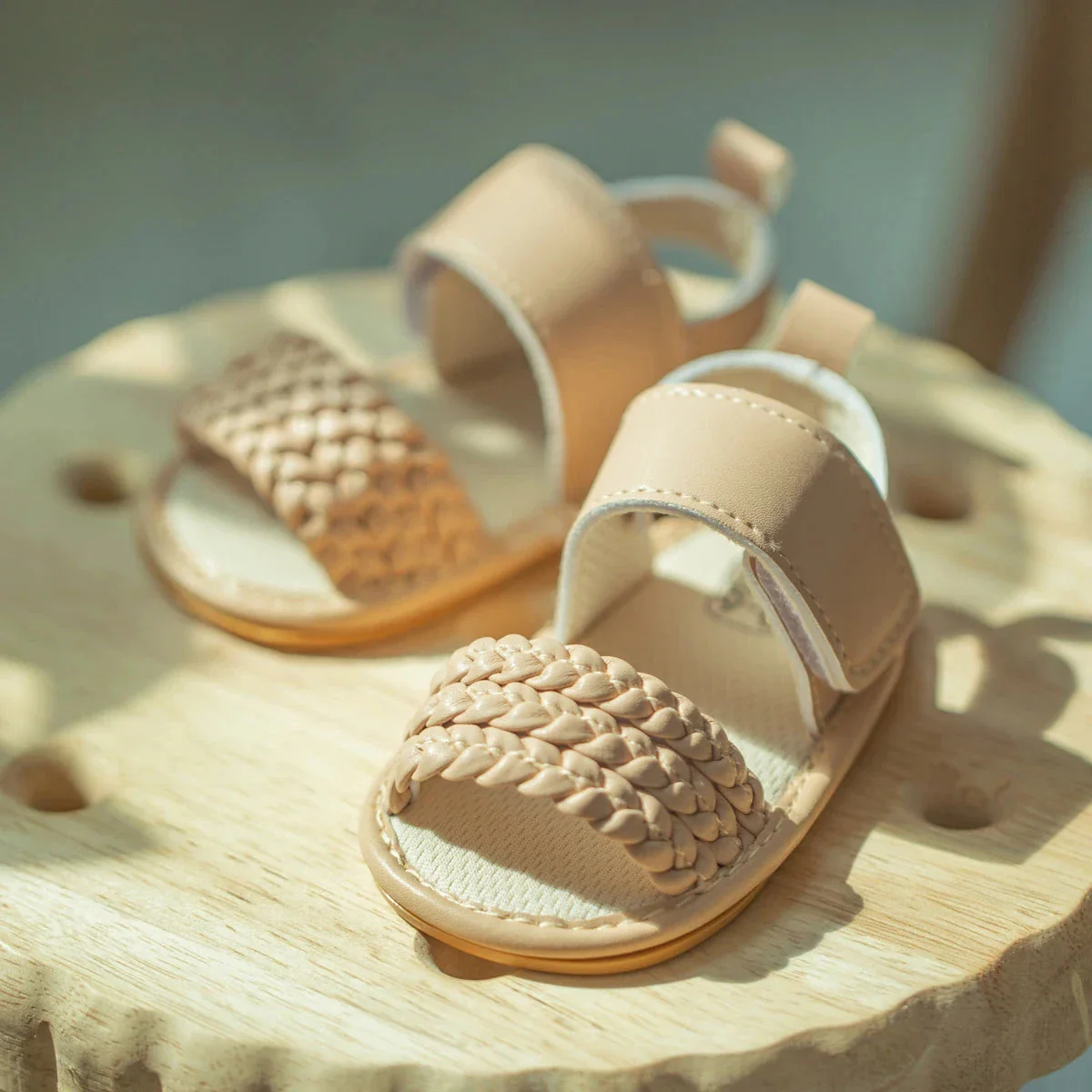 Baby Girl Summer Sandals – Soft Sole First Walkers with Non-Slip Rubber Bottom (0-18M) - Image 4