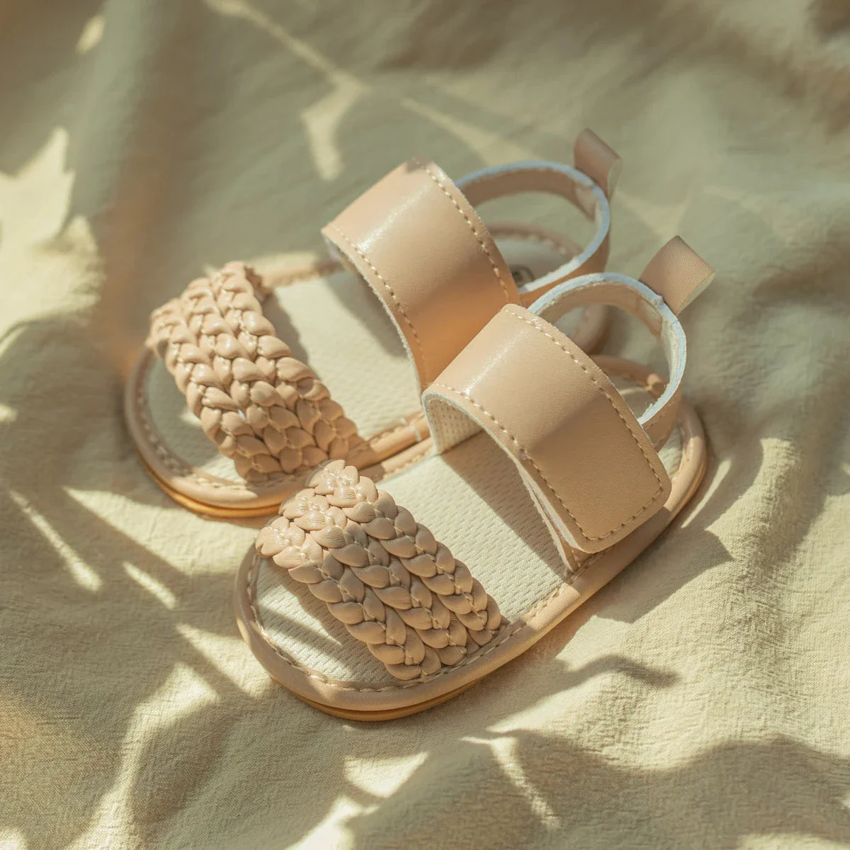 Baby Girl Summer Sandals – Soft Sole First Walkers with Non-Slip Rubber Bottom (0-18M) - Image 5