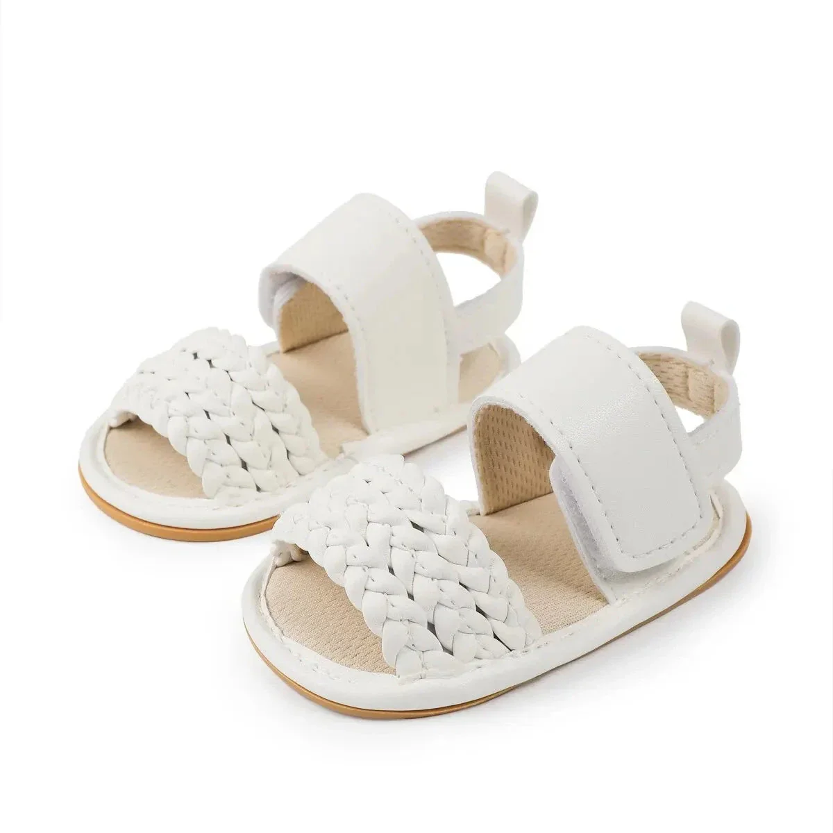 Baby Girl Summer Sandals – Soft Sole First Walkers with Non-Slip Rubber Bottom (0-18M) - Image 8