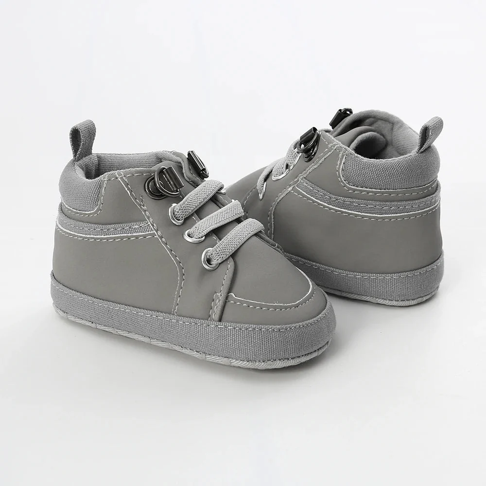 Baby High-Top First Walker Sneakers with Soft Non-Slip Sole (0–18M) - Image 6