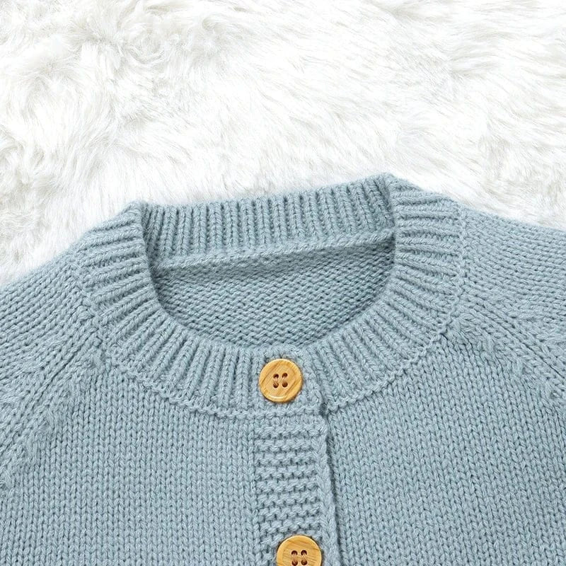 Goose Embroidery Cardigan & Hat Set (3-24M) - Image 4