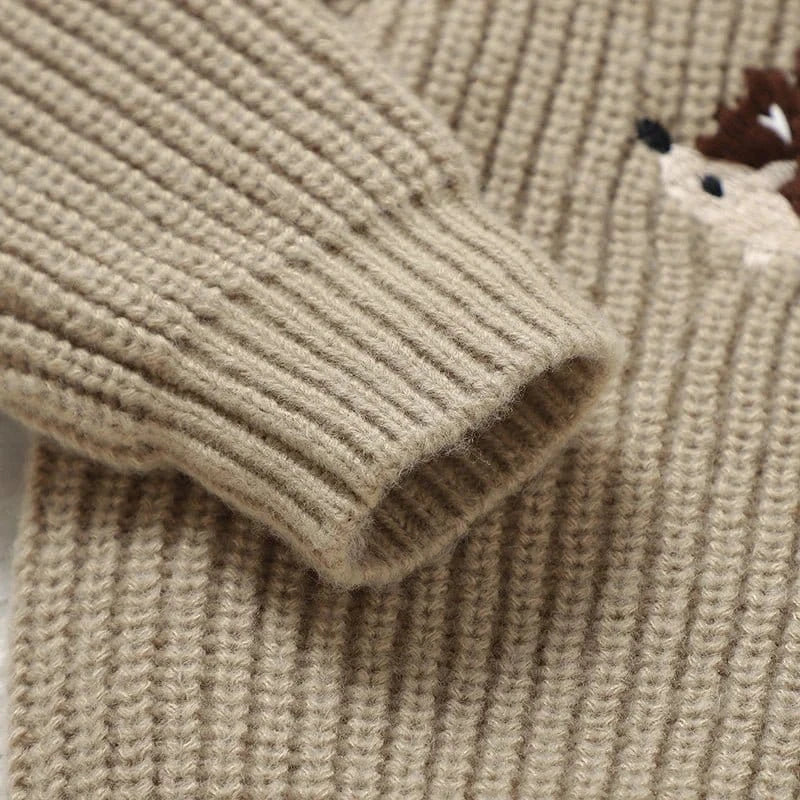 Hedgehog Embroidered Knit Sweater (6M - 3Y) - Image 4
