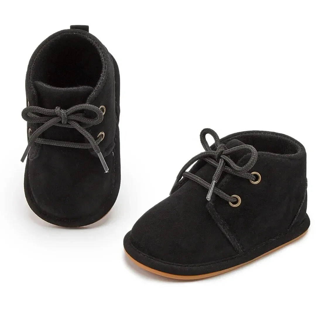 Baby Lace-Up Ankle Boots with Soft Non-Slip Sole (0–18M) - Image 11