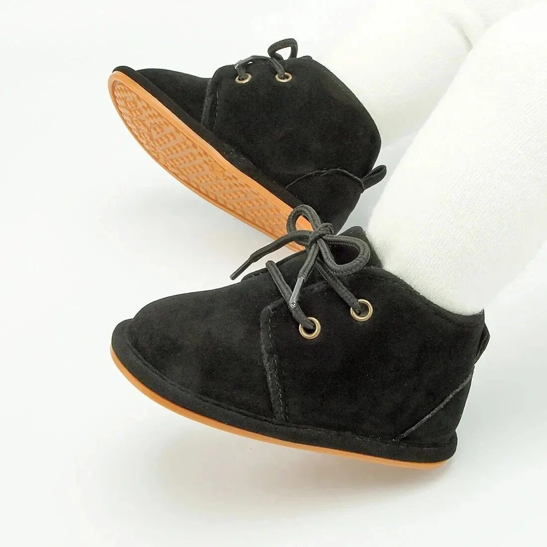 Baby Lace-Up Ankle Boots with Soft Non-Slip Sole (0–18M) - Image 13