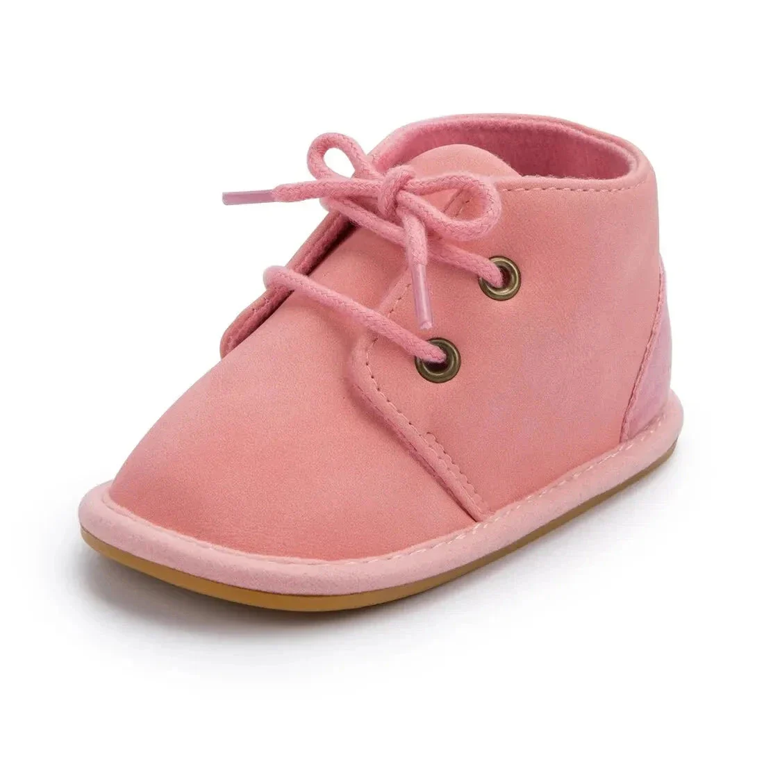 Baby Lace-Up Ankle Boots with Soft Non-Slip Sole (0–18M) - Image 14