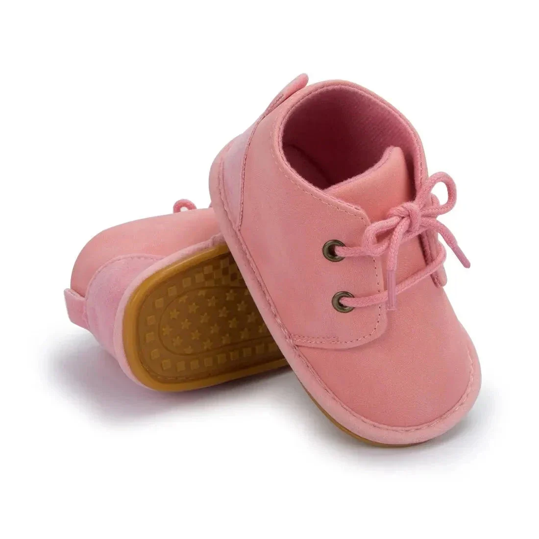 Baby Lace-Up Ankle Boots with Soft Non-Slip Sole (0–18M) - Image 15