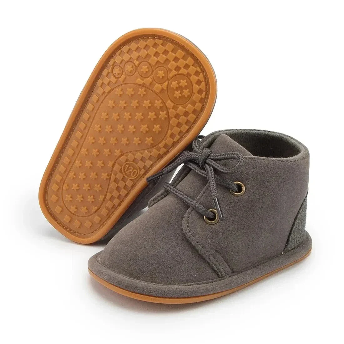 Baby Lace-Up Ankle Boots with Soft Non-Slip Sole (0–18M) - Image 19