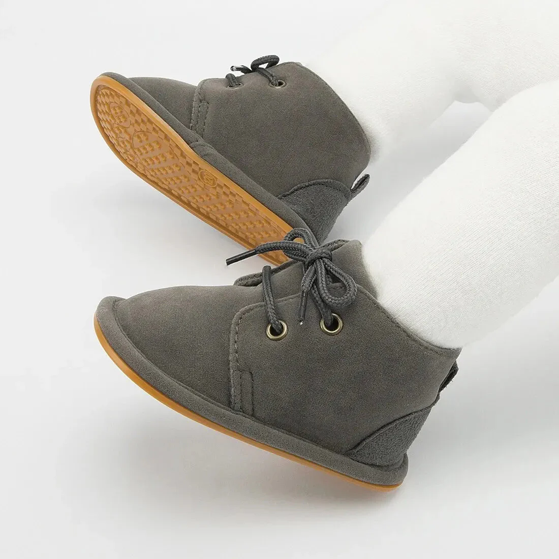 Baby Lace-Up Ankle Boots with Soft Non-Slip Sole (0–18M) - Image 20
