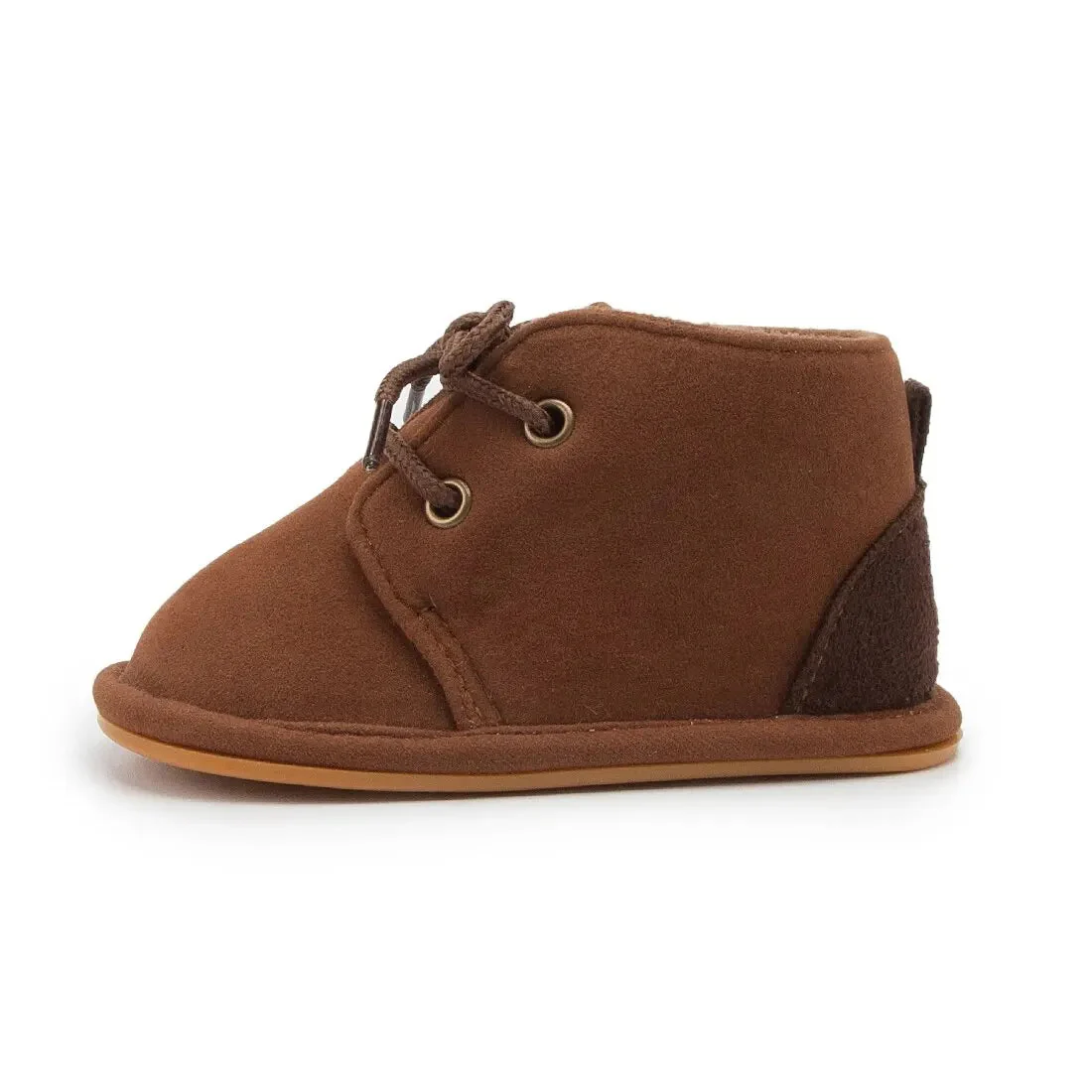 Baby Lace-Up Ankle Boots with Soft Non-Slip Sole (0–18M) - Image 3