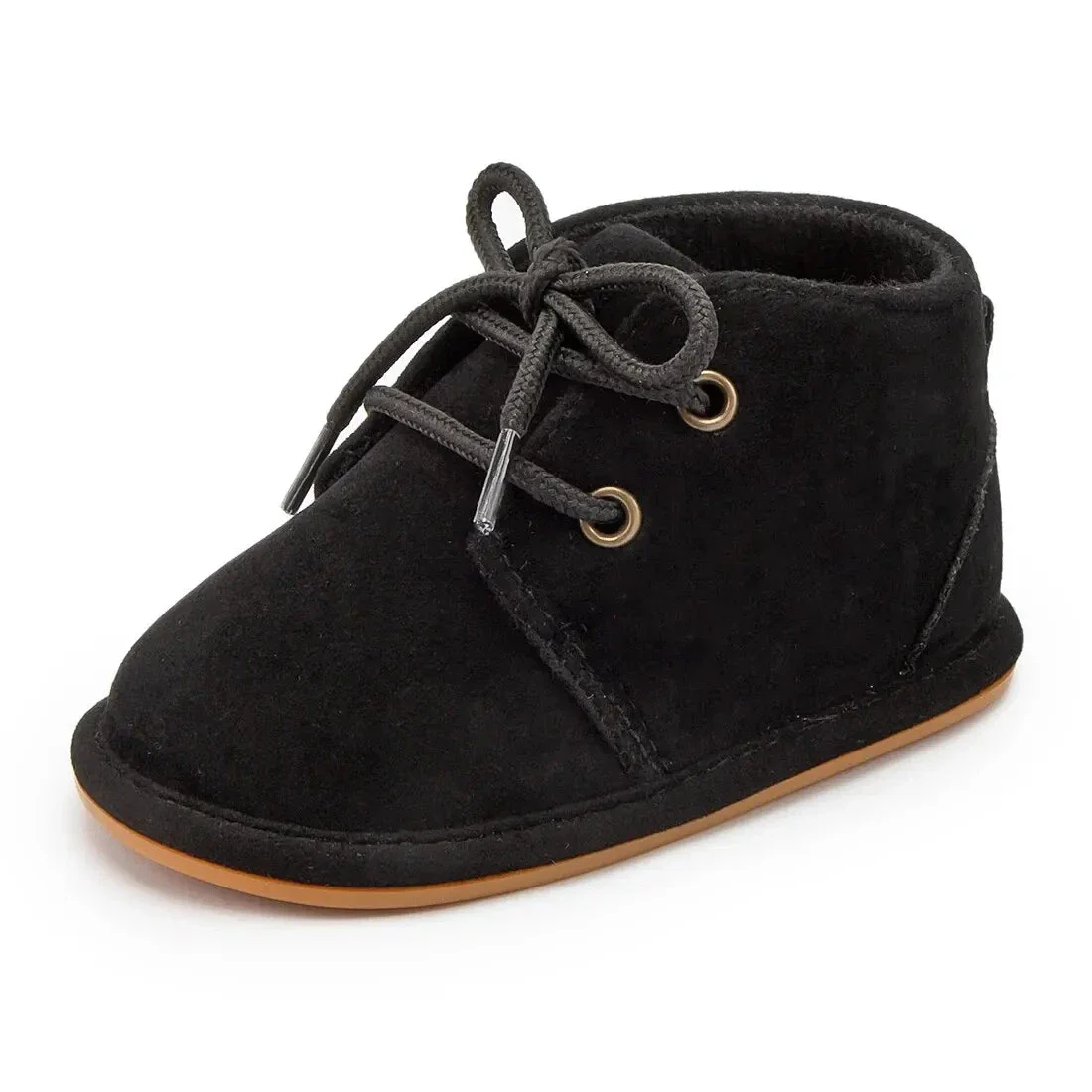 Baby Lace-Up Ankle Boots with Soft Non-Slip Sole (0–18M) - Image 8