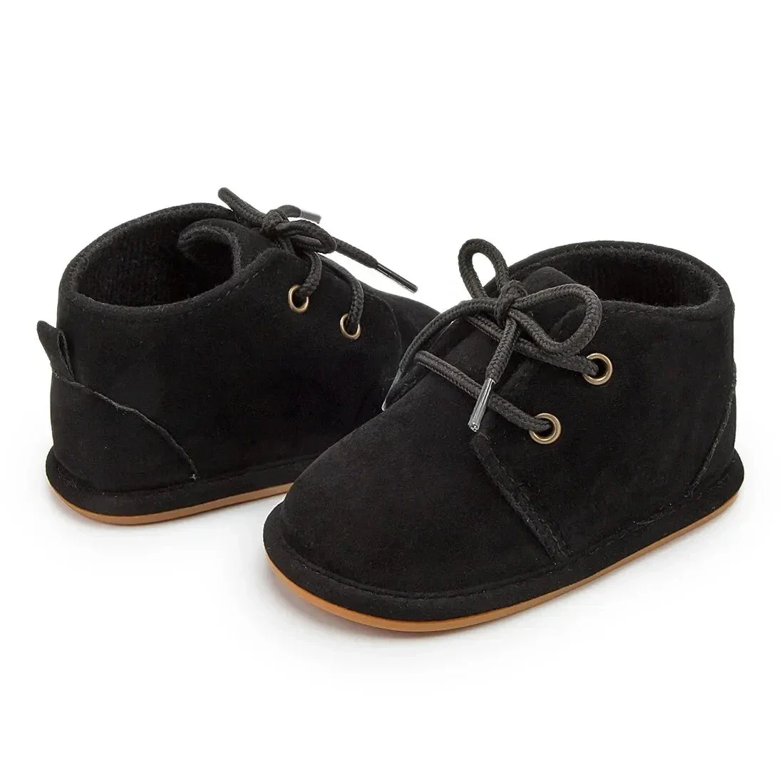 Baby Lace-Up Ankle Boots with Soft Non-Slip Sole (0–18M) - Image 9