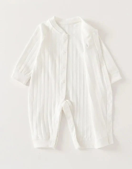 Timeless Striped Cotton Romper (0-12M) - Image 3