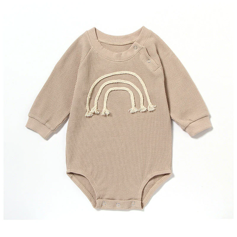 Everyday Waffle Cotton Onesie (0-24M) - Image 10