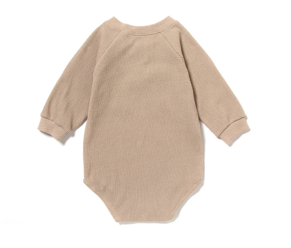 Everyday Waffle Cotton Onesie (0-24M) - Image 11