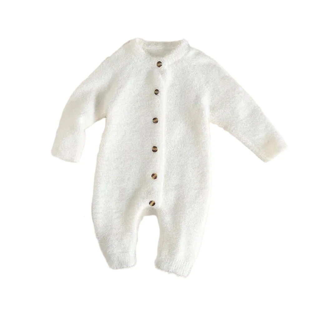 Cloud-Soft Plush Winter Romper (0-12M) - Image 10