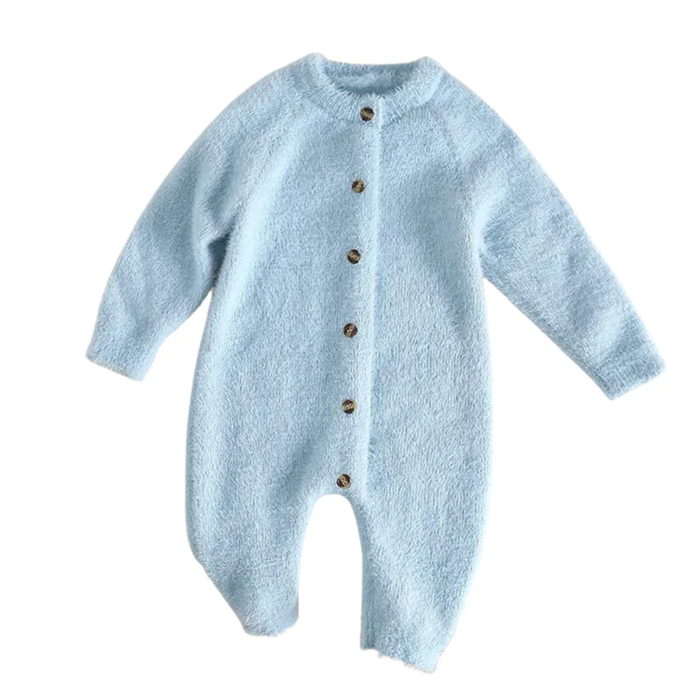 Cloud-Soft Plush Winter Romper (0-12M) - Image 11