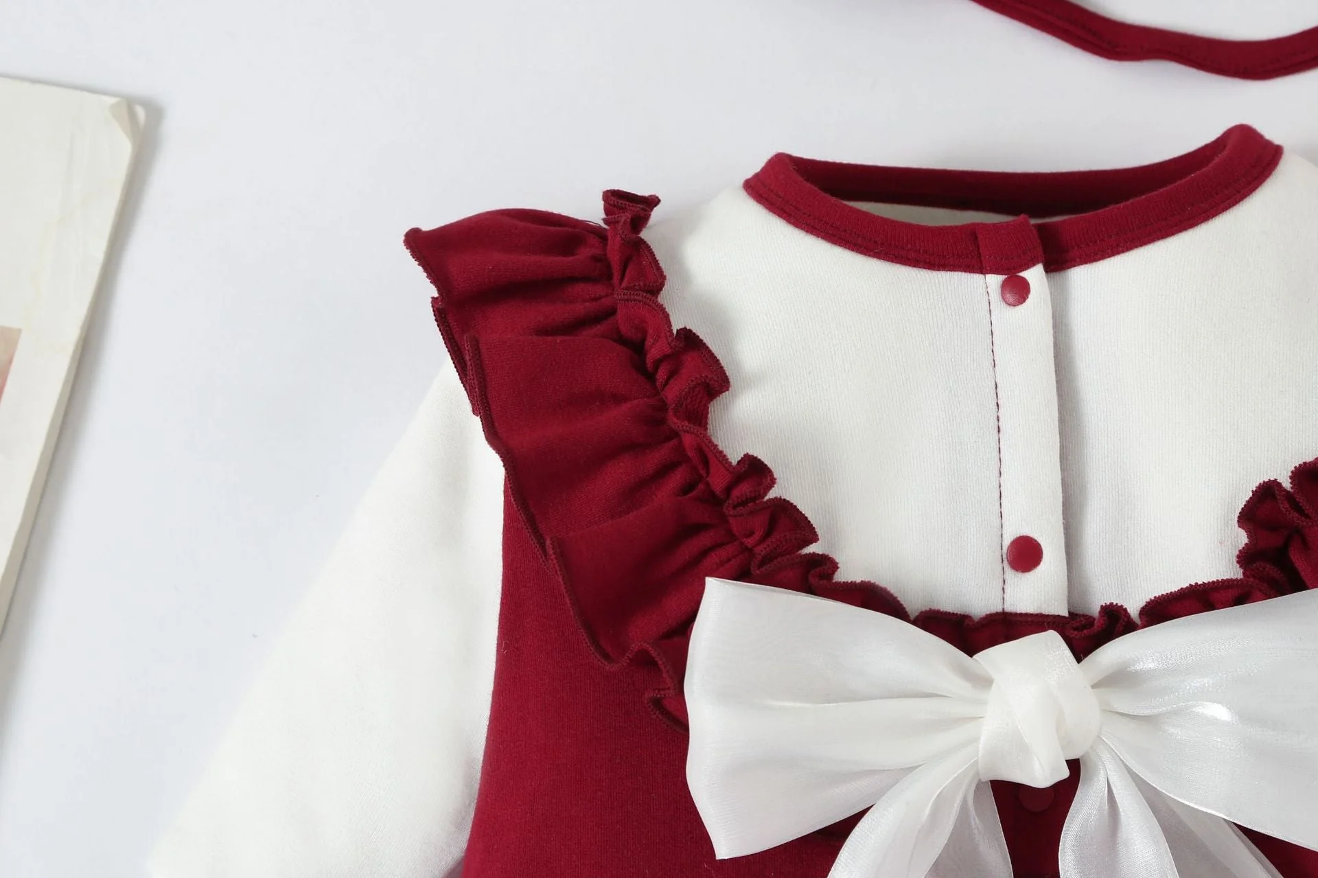Velvet-Lined Jumpsuit & Bonnet (2-Piece, 0-12M) - Image 6