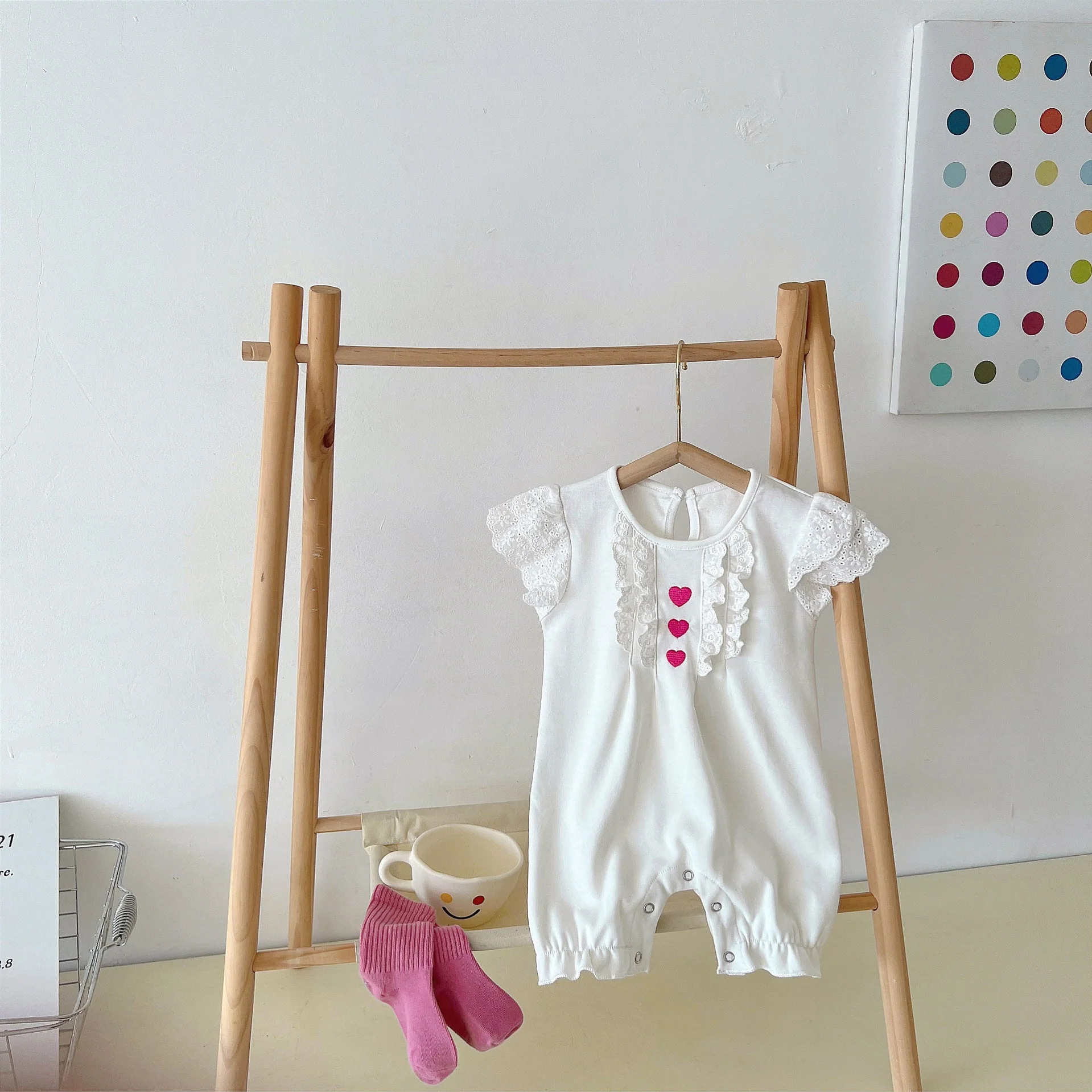 Delicate Lace Summer Romper (3-24M) - Image 3