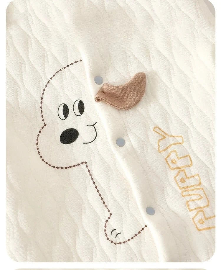 Three-Layer Warm Cotton Jumpsuit (3-24M) - Image 4