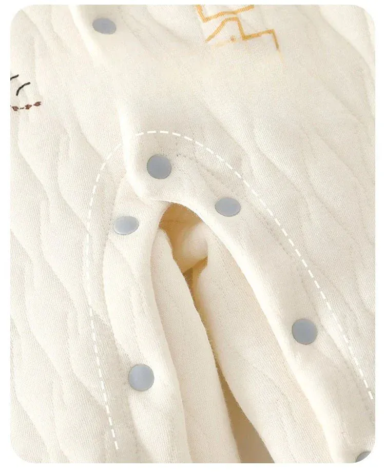 Three-Layer Warm Cotton Jumpsuit (3-24M) - Image 6