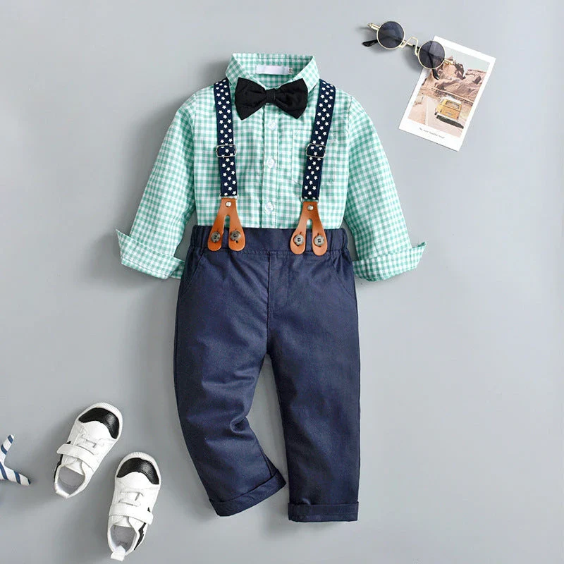 Classic Plaid Outfit (2-Piece, 6M-3Y) - Image 2