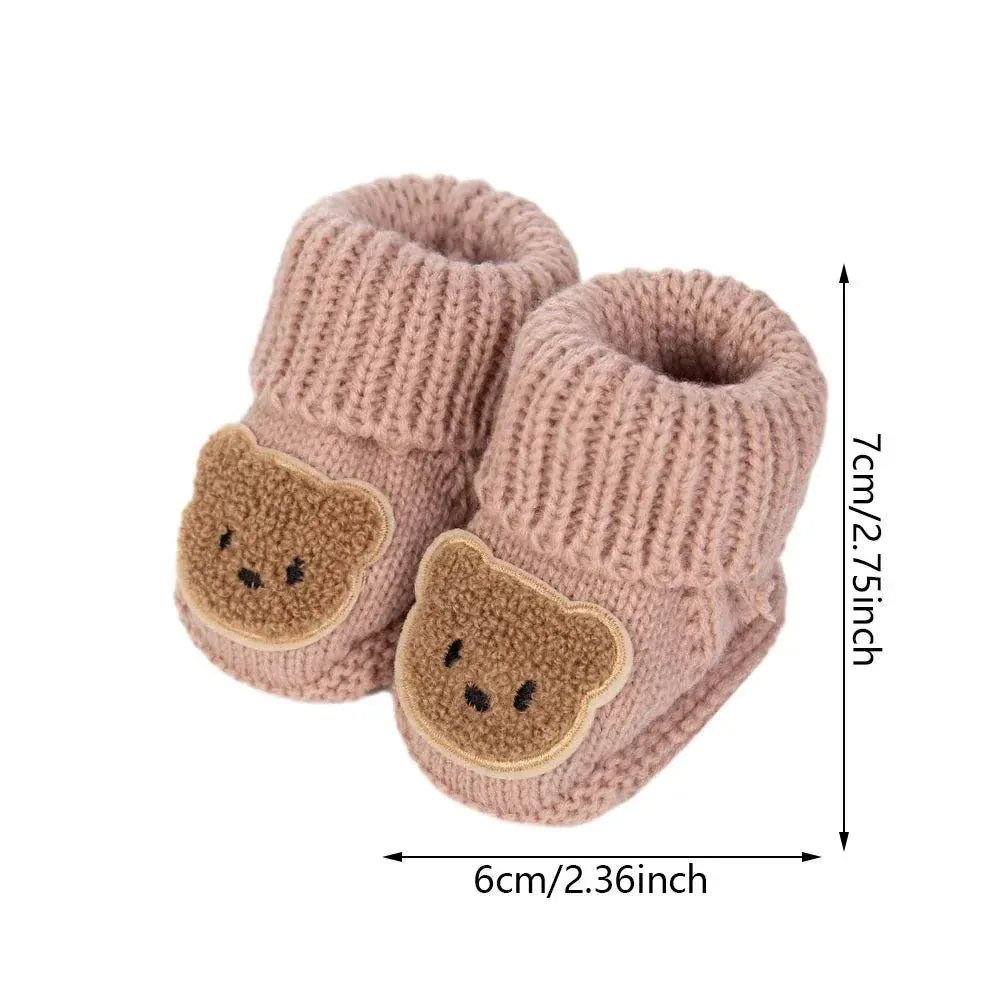 Tiny Bear Knit Socks (0-12M) - Image 3