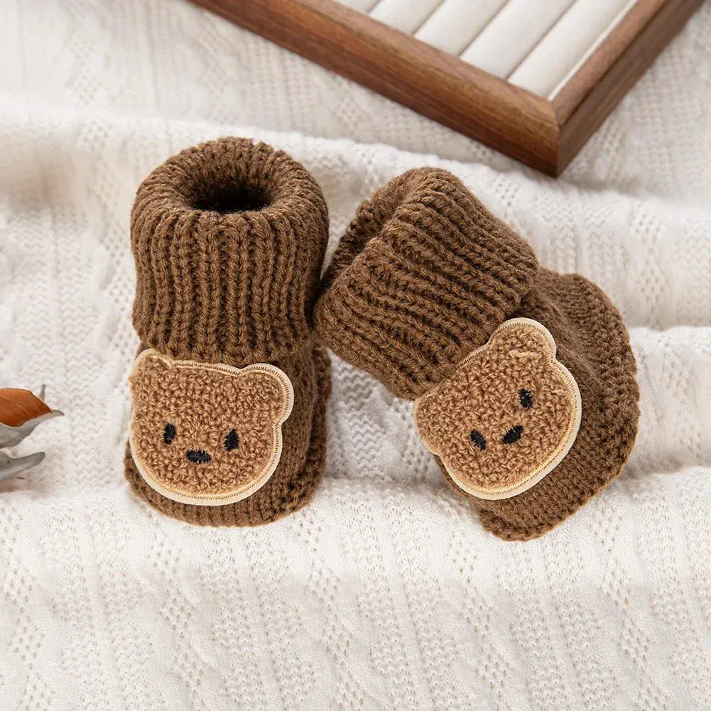 Tiny Bear Knit Socks (0-12M) - Image 6